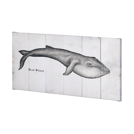 Blue Whale by Mercana Studio a Hand Embellished Textured Canvas by Mercana at Eve Furniture