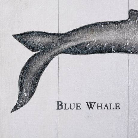 Blue Whale by Mercana Studio a Hand Embellished Textured Canvas by Mercana at Eve Furniture