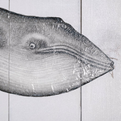 Blue Whale by Mercana Studio a Hand Embellished Textured Canvas by Mercana at Eve Furniture