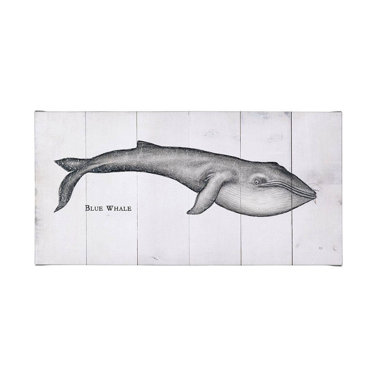 Blue Whale by Mercana Studio a Hand Embellished Textured Canvas by Mercana at Eve Furniture