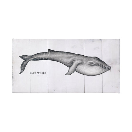 Blue Whale by Mercana Studio a Hand Embellished Textured Canvas by Mercana at Eve Furniture