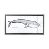 Blue Whale by Mercana Studio a Hand Embellished Textured Framed Art Print by Mercana at Eve Furniture