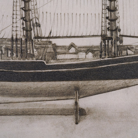 Bluenose II by Mercana Studio a Hand Embellished Framed Art Print by Mercana at Eve Furniture