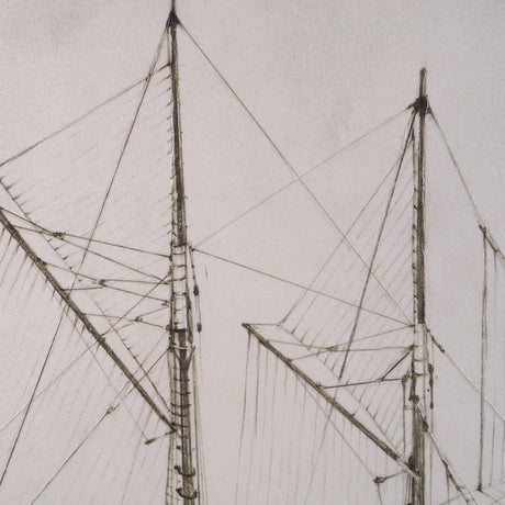 Bluenose II by Mercana Studio a Hand Embellished Framed Art Print by Mercana at Eve Furniture