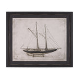 Bluenose II by Mercana Studio a Hand Embellished Framed Art Print by Mercana at Eve Furniture