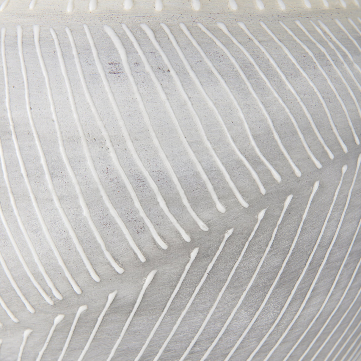 Blume 12.5H Off-White w/ Gray Textured Vase by Mercana at Eve Furniture