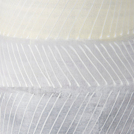 Blume Off-White w/ Gray Textured Vase by Mercana at Eve Furniture