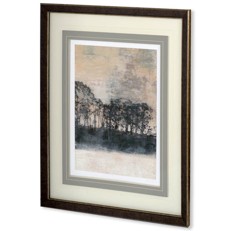 Blush Treeline II by Jennifer Goldberger a Framed Art Print Matted under Glass by Mercana at Eve Furniture