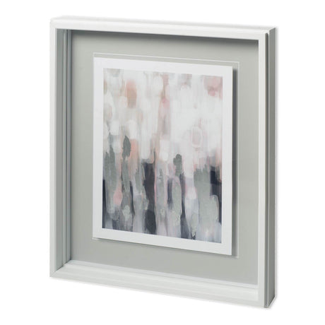 Blushing I by Karen Lorena Parker a Hand Embellished Textured Framed Art Print Matted under Glass by Mercana at Eve Furniture