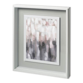 Blushing II by Karen Lorena Parker a Hand Embellished Textured Framed Art Print Matted under Glass by Mercana at Eve Furniture