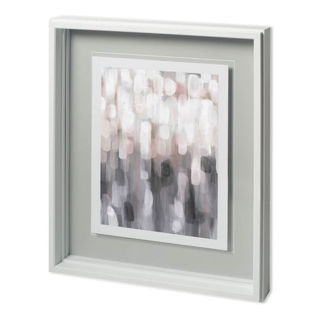 Blushing II by Karen Lorena Parker a Hand Embellished Textured Framed Art Print Matted under Glass by Mercana at Eve Furniture