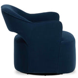 Blythe Swivel Chair, Crypton Henry Navy By Fourhands by Four Hands at Eve Furniture