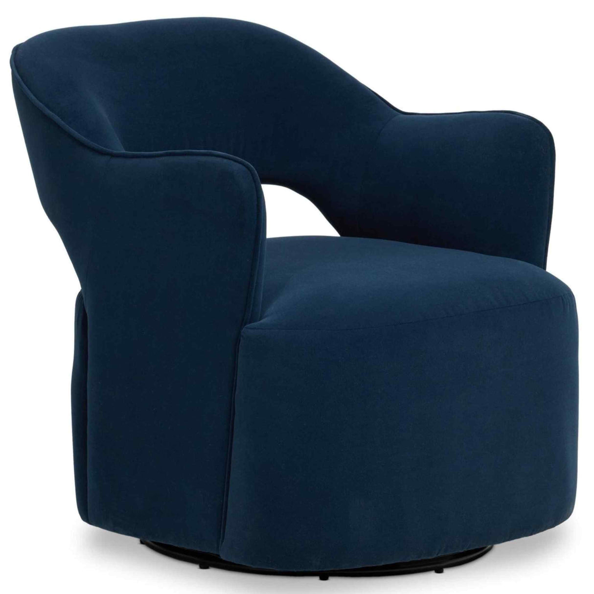 Blythe Swivel Chair, Crypton Henry Navy By Fourhands by Four Hands at Eve Furniture