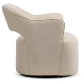 Blythe Swivel Chair, Crypton Wayfarer Snow by Four Hands at Eve Furniture