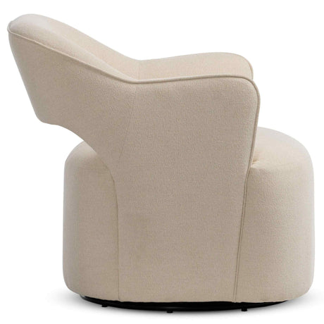 Blythe Swivel Chair, Crypton Wayfarer Snow by Four Hands at Eve Furniture