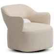 Blythe Swivel Chair, Crypton Wayfarer Snow by Four Hands at Eve Furniture