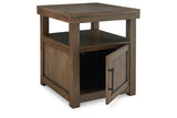 Boardernest Brown Coffee Table and 2 End Tables by Ashley at Eve Furniture
