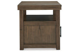 Boardernest Brown Coffee Table and 2 End Tables by Ashley at Eve Furniture