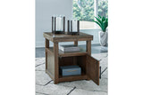 Boardernest Brown Coffee Table and 2 End Tables by Ashley at Eve Furniture