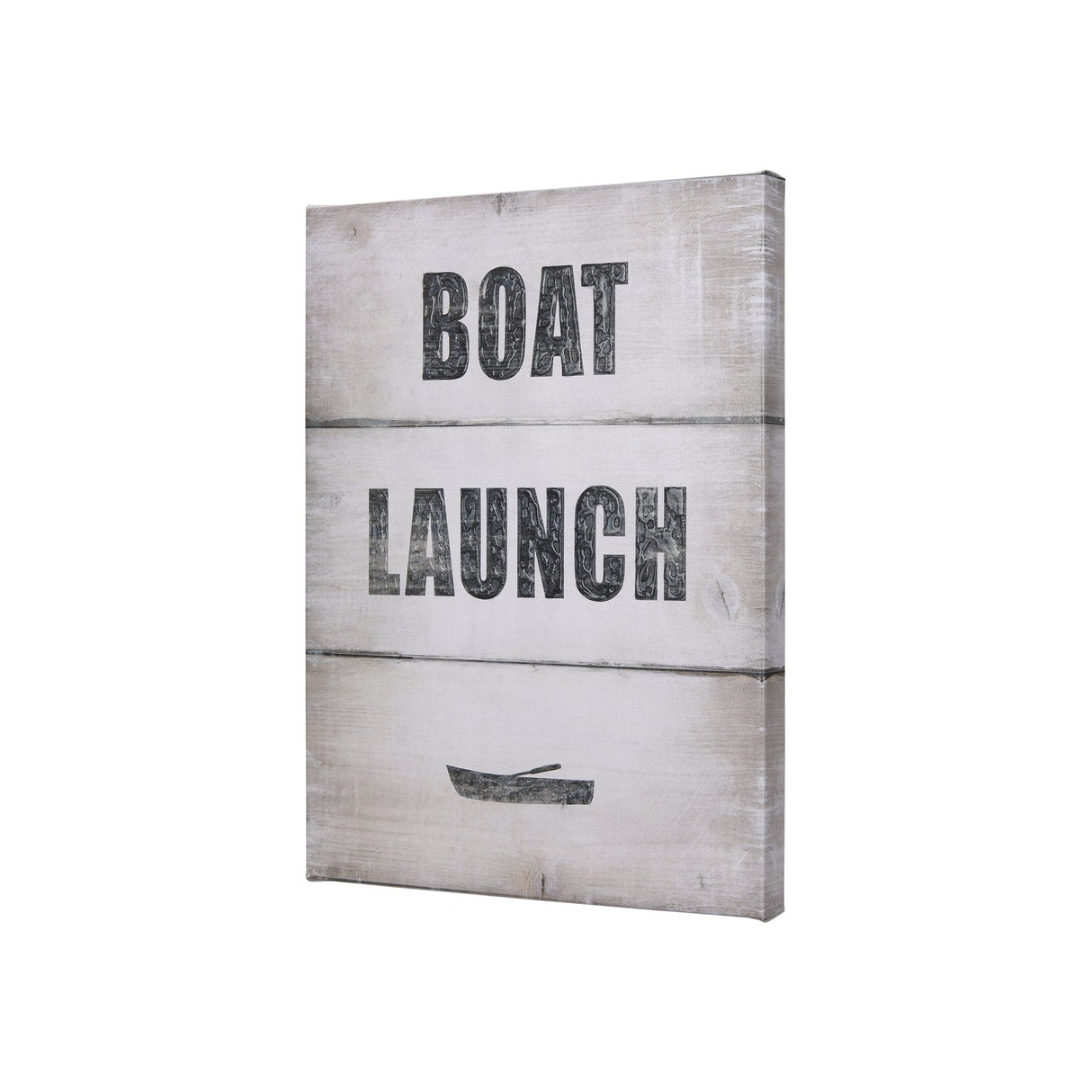 Boat Launch by Mercana Studio a Hand Embellished Textured Canvas by Mercana at Eve Furniture