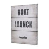 Boat Launch by Mercana Studio a Hand Embellished Textured Canvas by Mercana at Eve Furniture