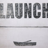 Boat Launch by Mercana Studio a Hand Embellished Textured Canvas by Mercana at Eve Furniture