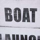 Boat Launch by Mercana Studio a Hand Embellished Textured Framed Art Print by Mercana at Eve Furniture