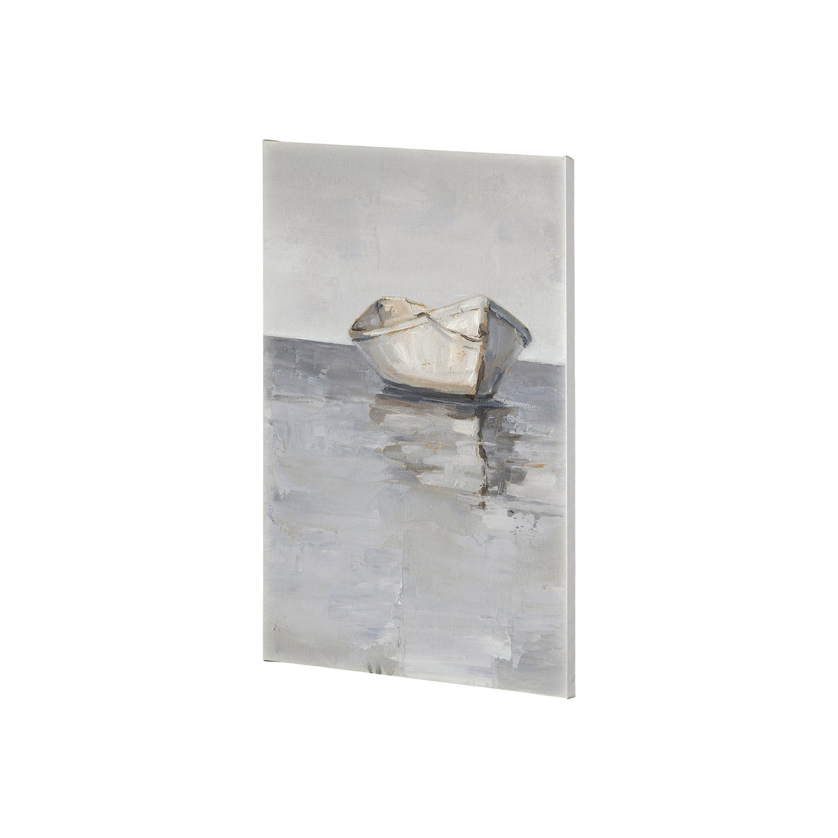 Boat on the Horizon I by Ethan Harper a Hand Embellished Textured Canvas by Mercana at Eve Furniture