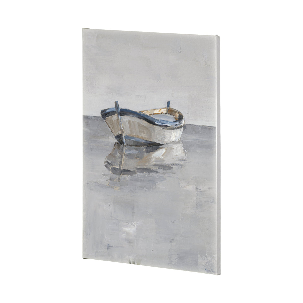 Boat on the Horizon II by Ethan Harper a Hand Embellished Textured Canvas by Mercana at Eve Furniture