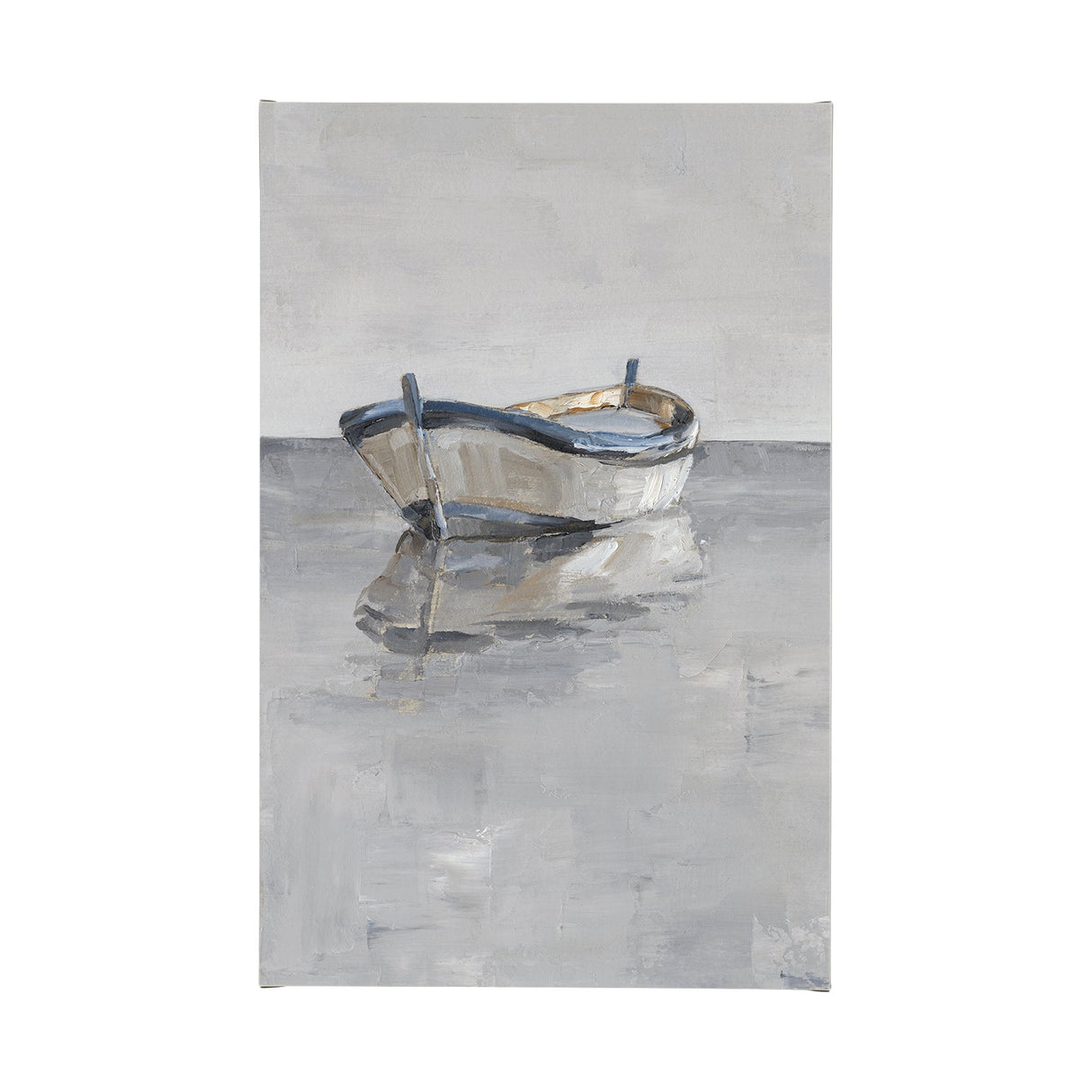 Boat on the Horizon II by Ethan Harper a Hand Embellished Textured Canvas by Mercana at Eve Furniture