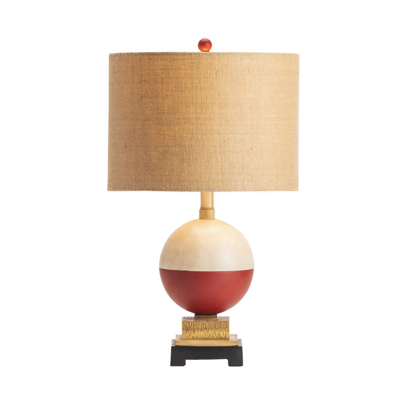Bobber Red/White Table Lamp (Set of 2) by Crestview at Eve Furniture