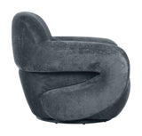 Boble Storm Gray Swivel Chair by Zuomod at Eve Furniture