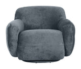 Boble Storm Gray Swivel Chair by Zuomod at Eve Furniture