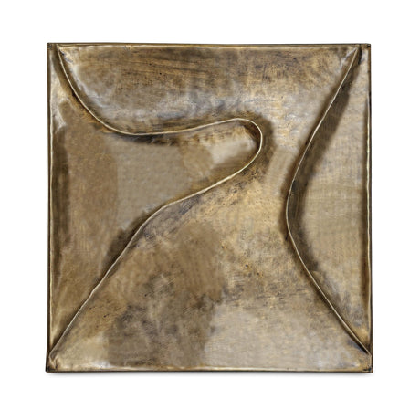 Bode Aged Brass Wall Sculpture by MOES at Eve Furniture