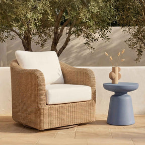 Bodhi Natural Outdoor Swivel Accent Chair by Moe's Home at Eve Furniture