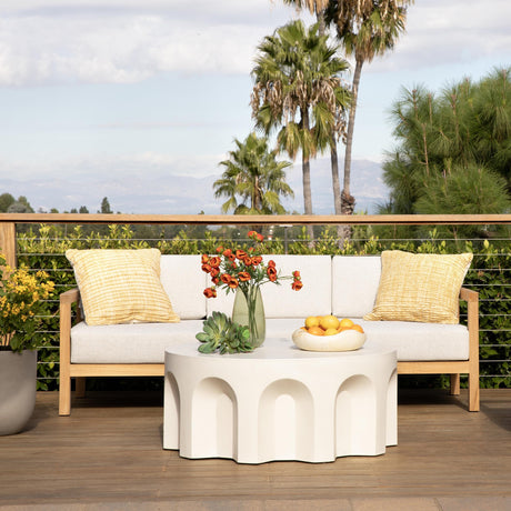 Boe Outdoor Sofa, Light Grey by Dovetail at Eve Furniture