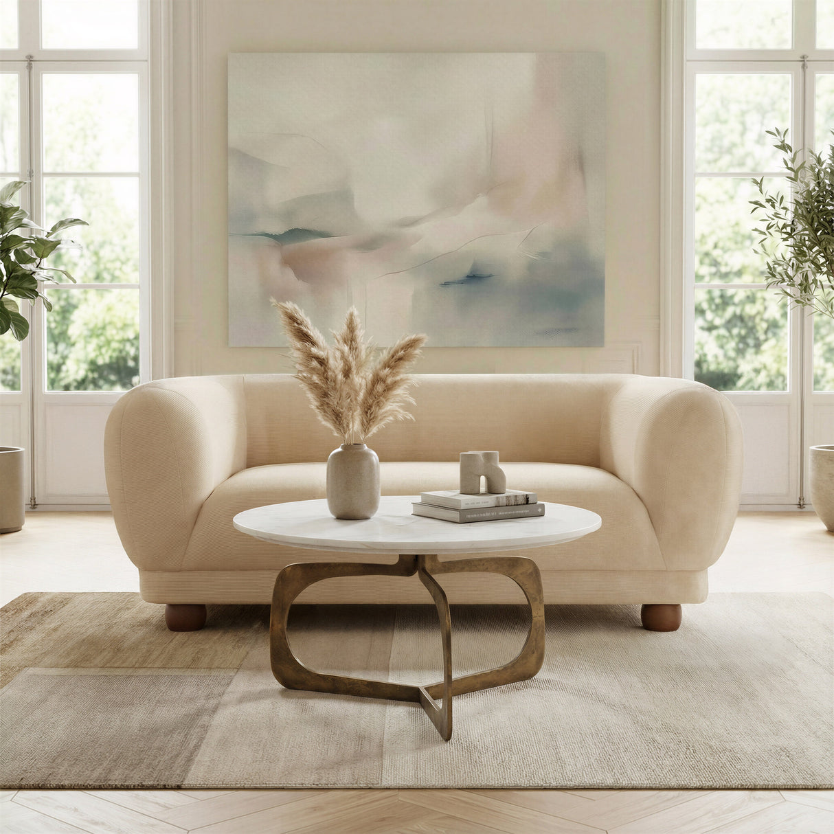 Boet Taupe Loveseat by Zuomod at Eve Furniture