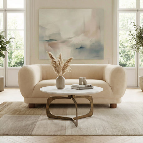Boet Taupe Loveseat by Zuomod at Eve Furniture