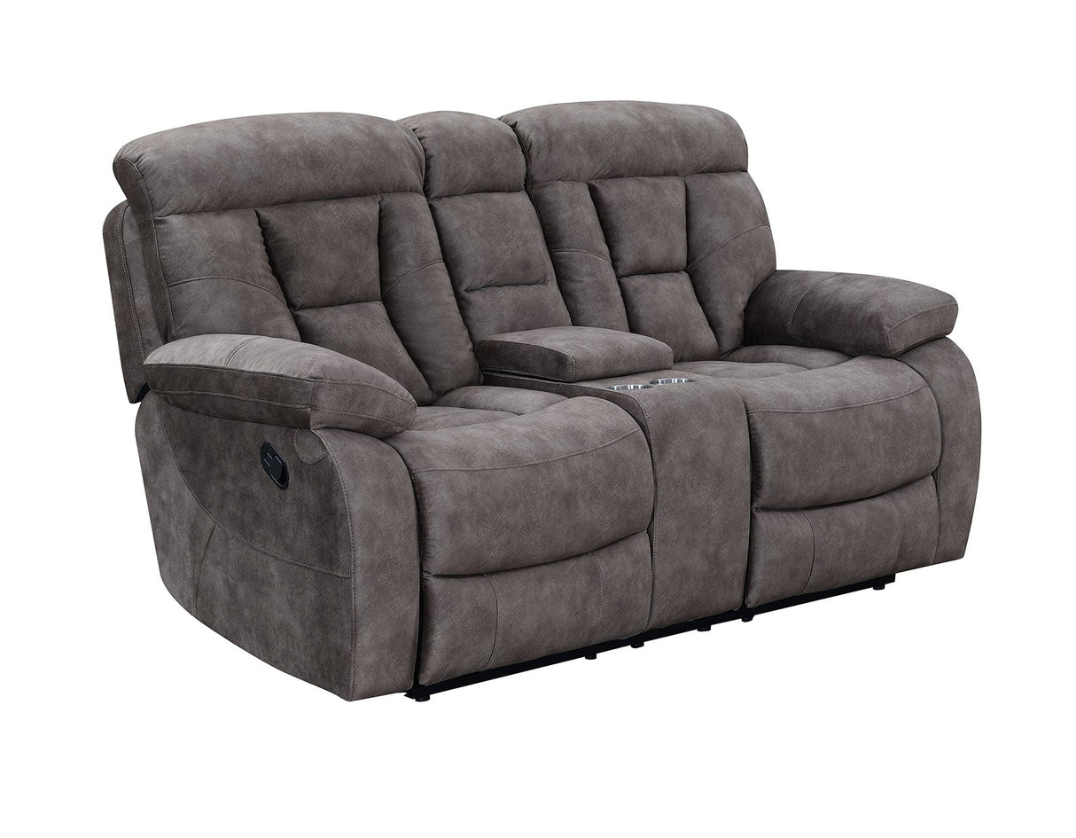 Bogata Majestic Mushroom 3-Piece Manual Reclining Set by Steve Silver at Eve Furniture