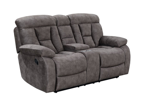 Bogata Majestic Mushroom 3-Piece Manual Reclining Set by Steve Silver at Eve Furniture