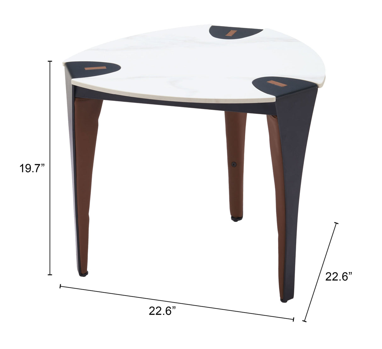 Bogey Multicolor Side Table by Zuomod at Eve Furniture