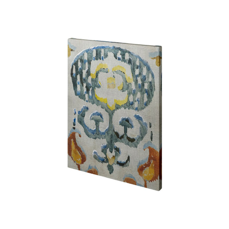 Bohemian Ikat I by Chariklia Zarris a Hand Embellished Textured Canvas by Mercana at Eve Furniture