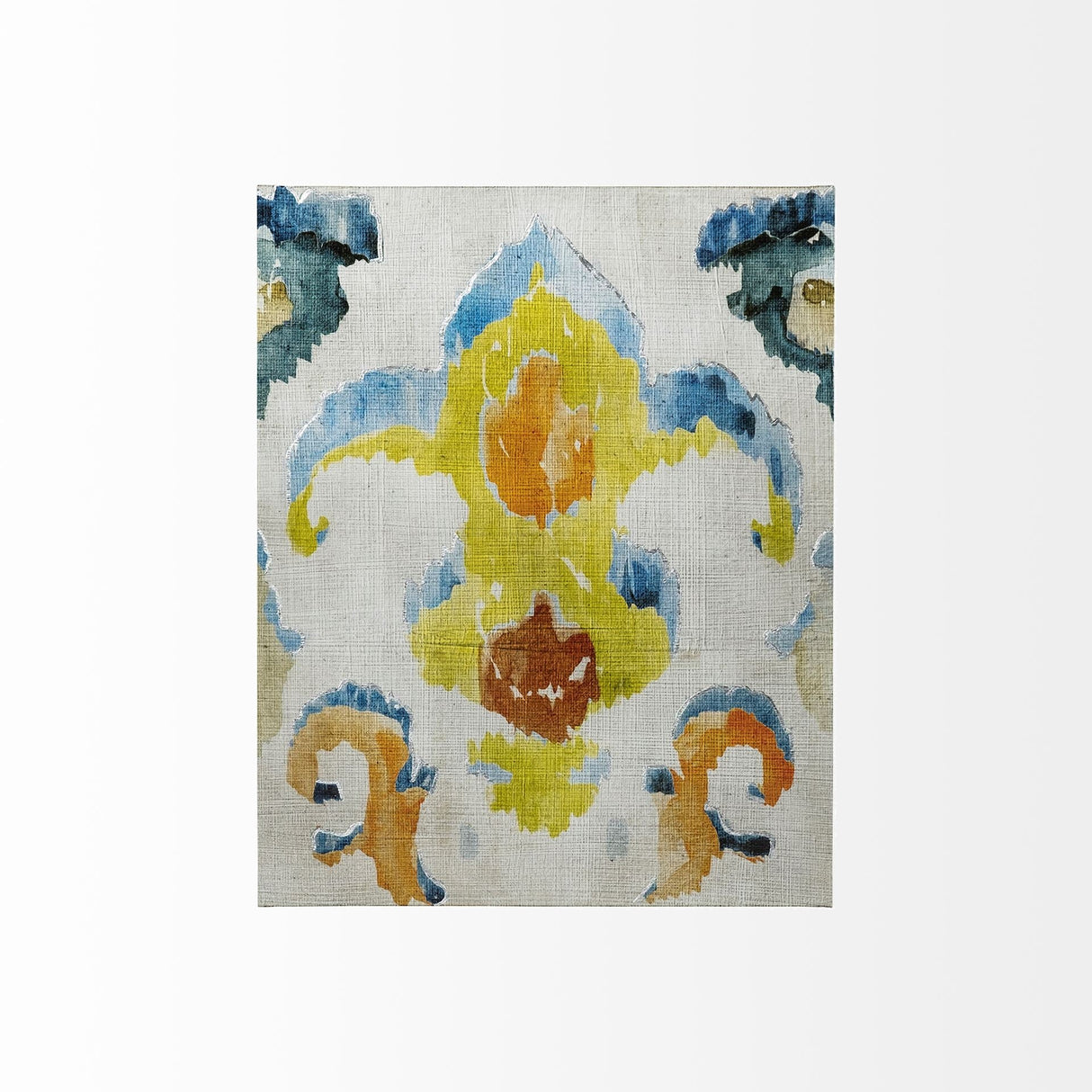 Bohemian Ikat II by Chariklia Zarris a Hand Embellished Textured Canvas by Mercana at Eve Furniture