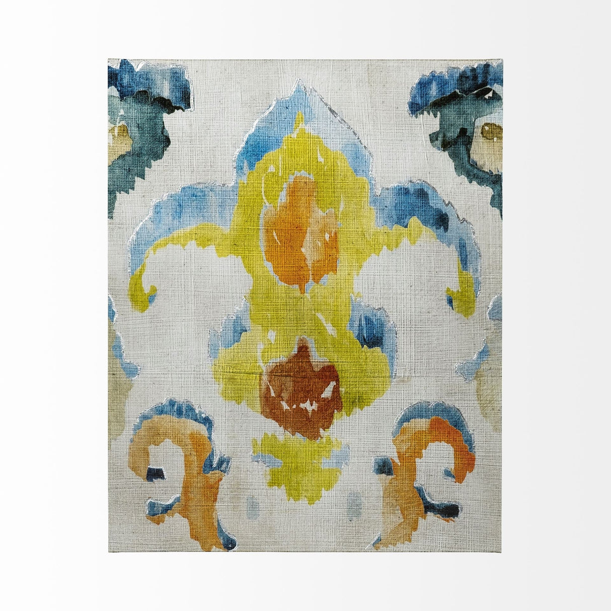 Bohemian Ikat II by Chariklia Zarris a Hand Embellished Textured Canvas by Mercana at Eve Furniture