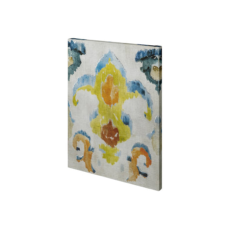 Bohemian Ikat II by Chariklia Zarris a Hand Embellished Textured Canvas by Mercana at Eve Furniture
