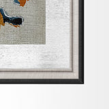 Bohemian Ikat II by Chariklia Zarris a Hand Embellished Textured Framed Art Print Matted under Glass by Mercana at Eve Furniture
