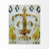 Bohemian Ikat III by Chariklia Zarris a Hand Embellished Textured Canvas by Mercana at Eve Furniture