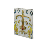 Bohemian Ikat III by Chariklia Zarris a Hand Embellished Textured Canvas by Mercana at Eve Furniture