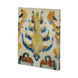 Bohemian Ikat IV by Chariklia Zarris a Hand Embellished Textured Canvas by Mercana at Eve Furniture