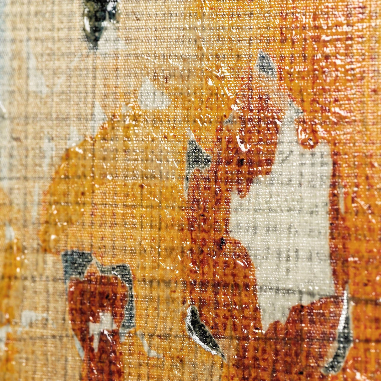 Bohemian Ikat V by Chariklia Zarris a Hand Embellished Textured Canvas by Mercana at Eve Furniture